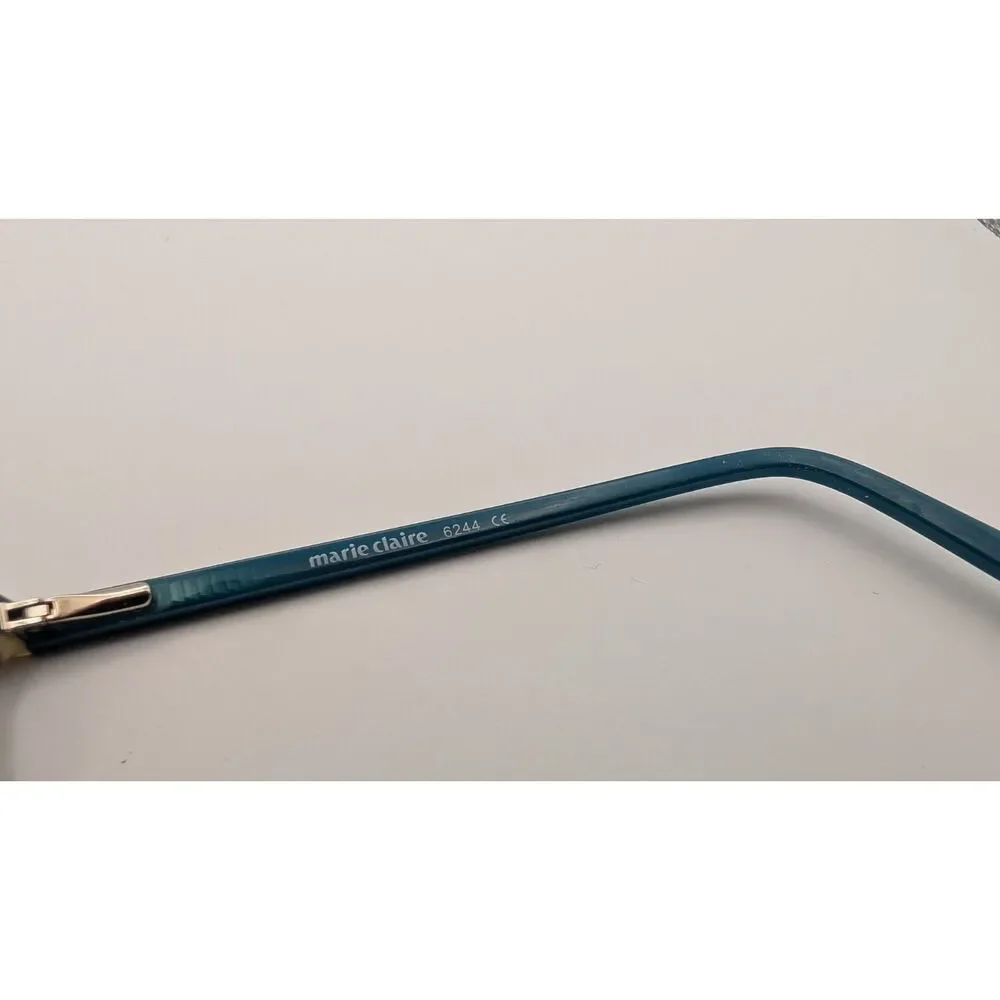 Marie Claire Tortoise Blue Handled Eyeglass Frames